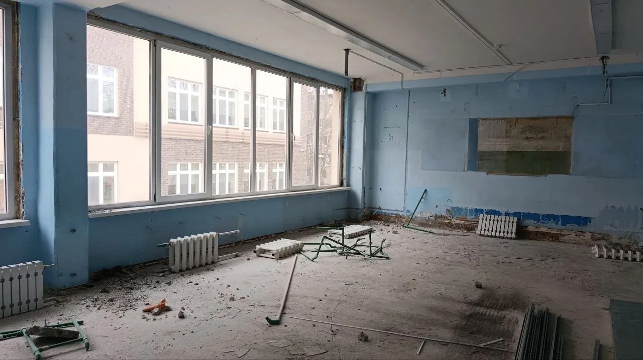 В Светлогорске начался капитальный ремонт старого корпуса школы В Светлогорске начался капитальный ремонт старого корпуса школы