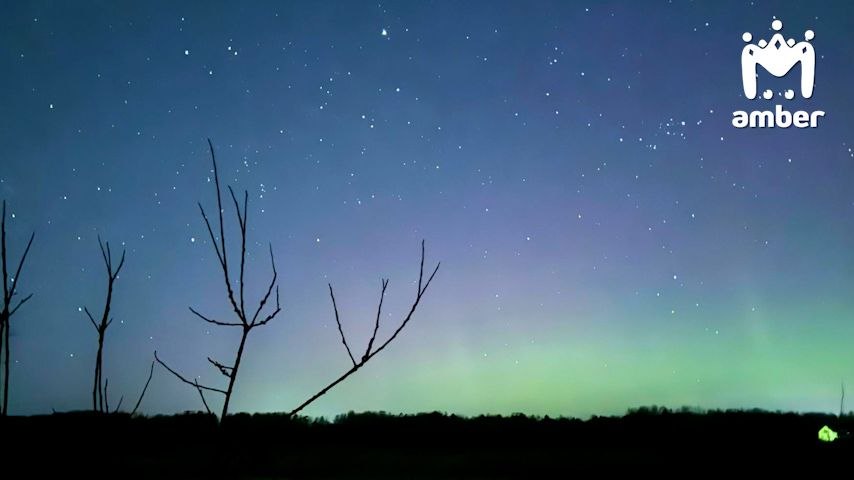 Пока мы с вами спали на небе вот такая красота была