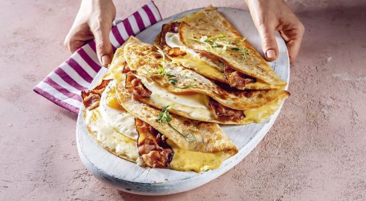 Кесадилья с беконом и сыром: простой и вкусный рецепт