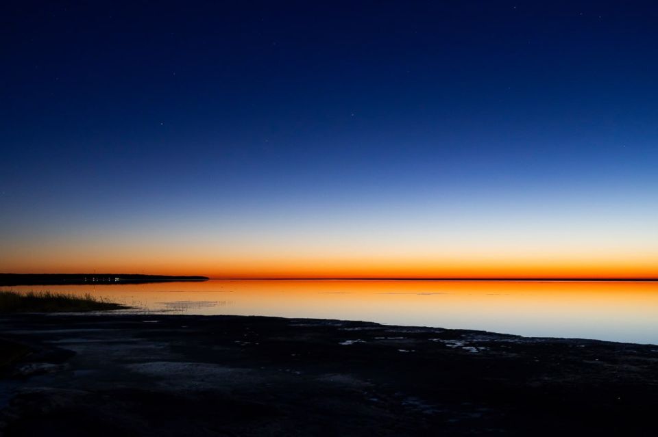 Любуемся закатом на Куршской косе