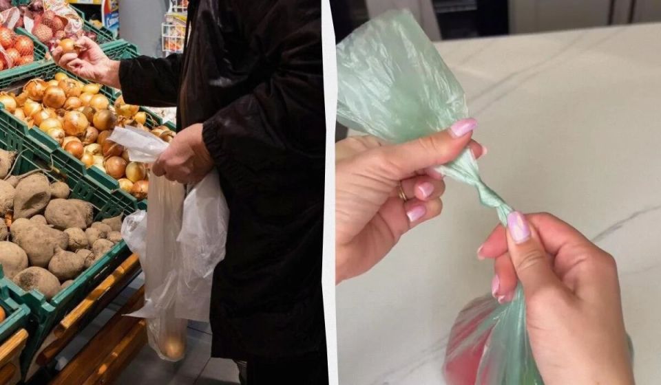 Уникальный способ быстро развязать тугие узлы на пакетах