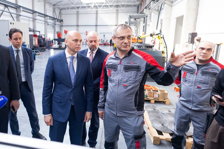 Алексей Беспрозванных: В индустриальном парке «Храброво» начал работу новый завод «Вэлд Эксперт» Алексей Беспрозванных: В индустриальном парке «Храброво» начал работу новый завод «Вэлд Эксперт»