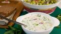 Вкусная окрошка на кефире с куриным мясом