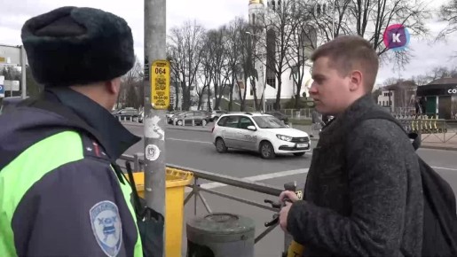 В Калининградской области полицейские ловят нарушителей на самокатах