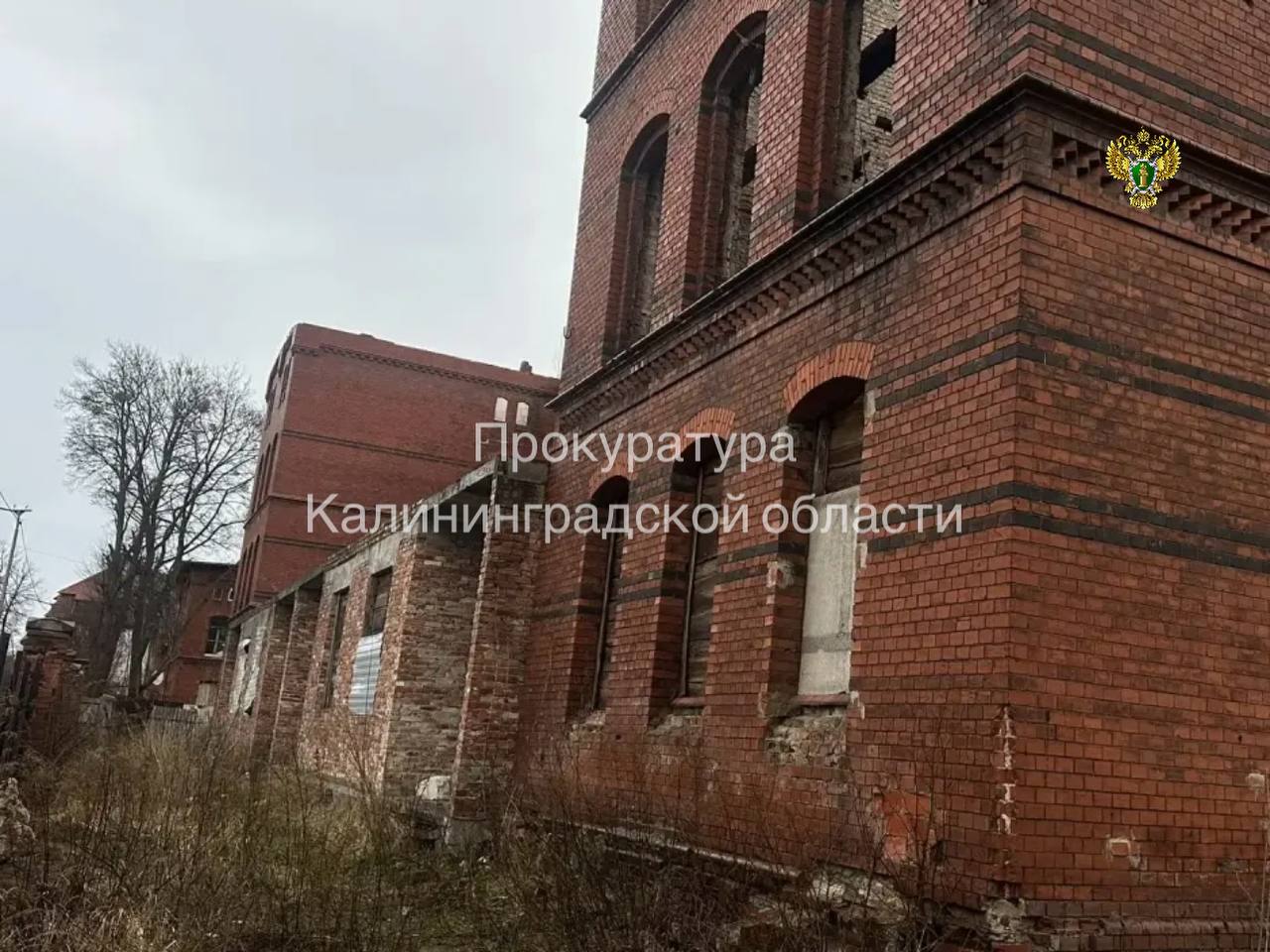 Прокуратурой организована проверка по публикации в средствах массовой информации по факту травмирования ребенка на территории заброшенного здания в Черняховске