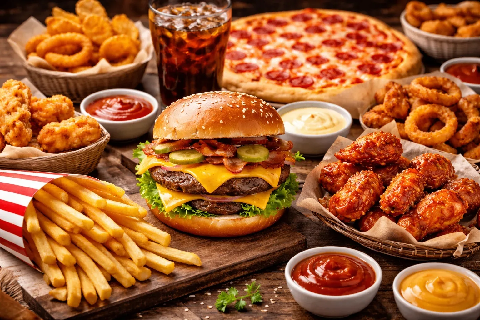 Россияне стали реже ходить в фастфуд