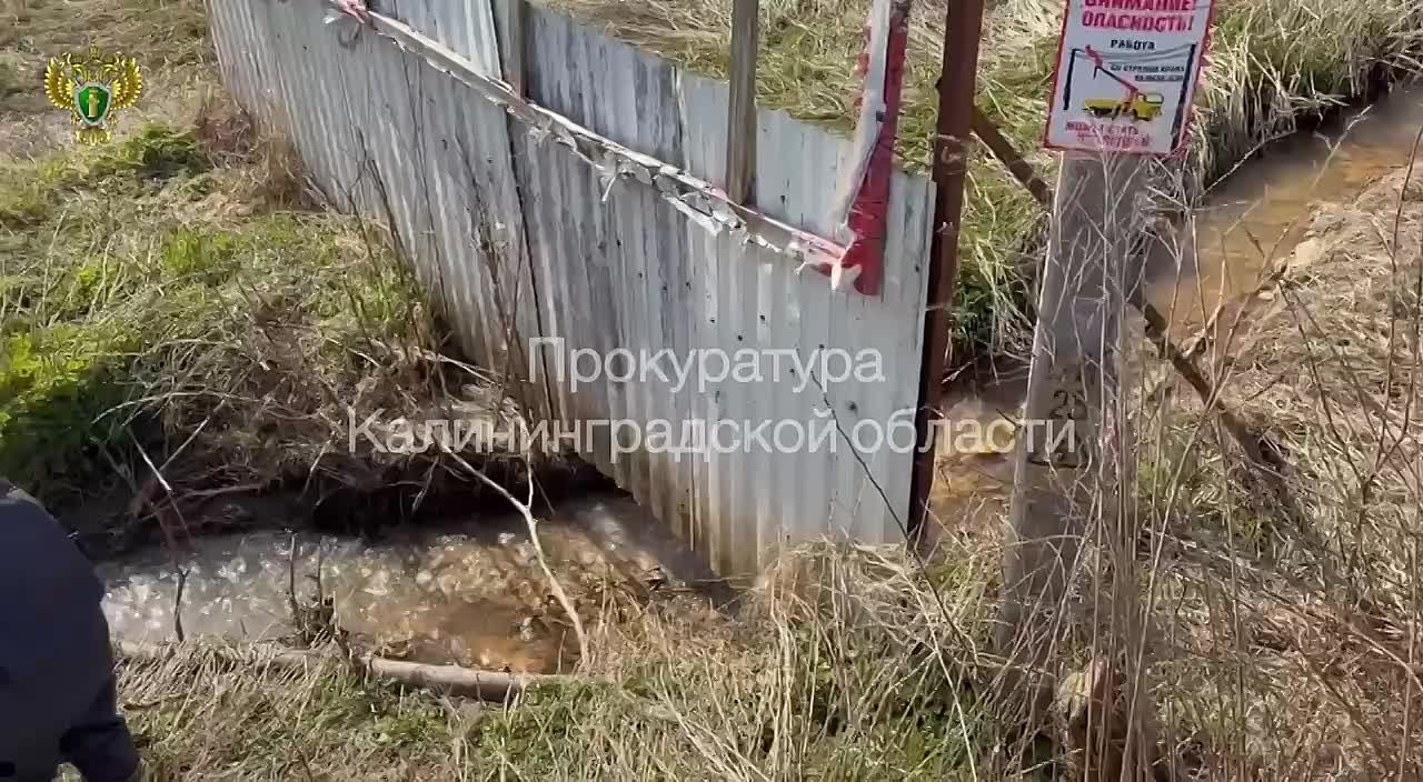 Прокуратурой организована проверка по публикациям в средствах массовой информации о загрязнении водного объекта в Гурьевском районе