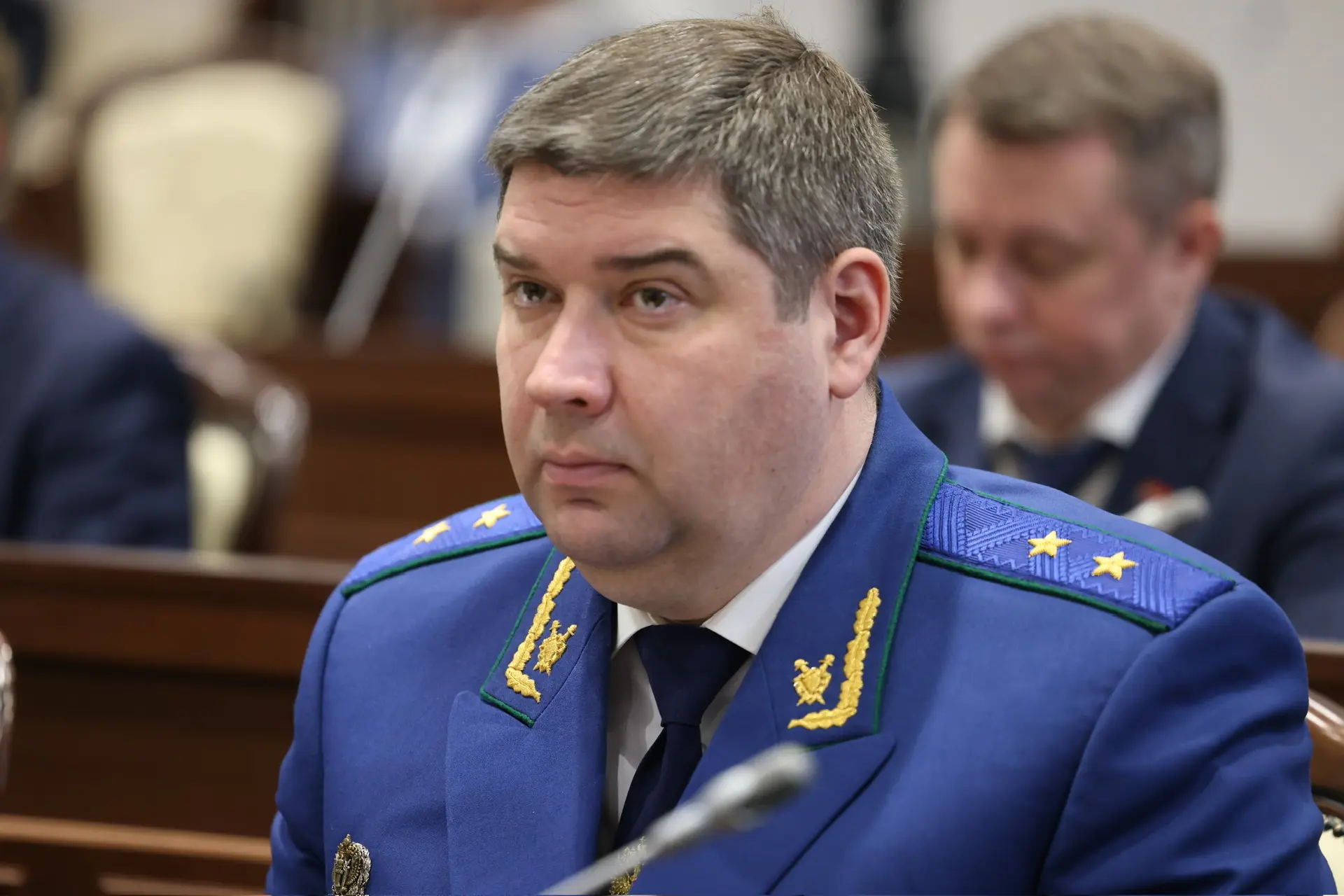 Прокурор Калининградской области Максим Попов на заседании регионального Законодательного Собрания представил законопроект, предусматривающий создание условий для поступления участников специальной военной операции на... Прокурор Калининградской области Максим Попов на заседании регионального Законодательного Собрания представил законопроект, предусматривающий создание условий для поступления участников специальной военной операции на...