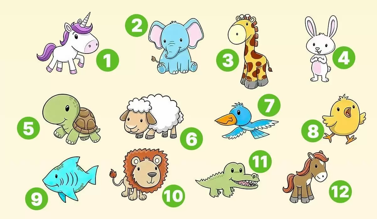 Психологический тест: выберите свое животное