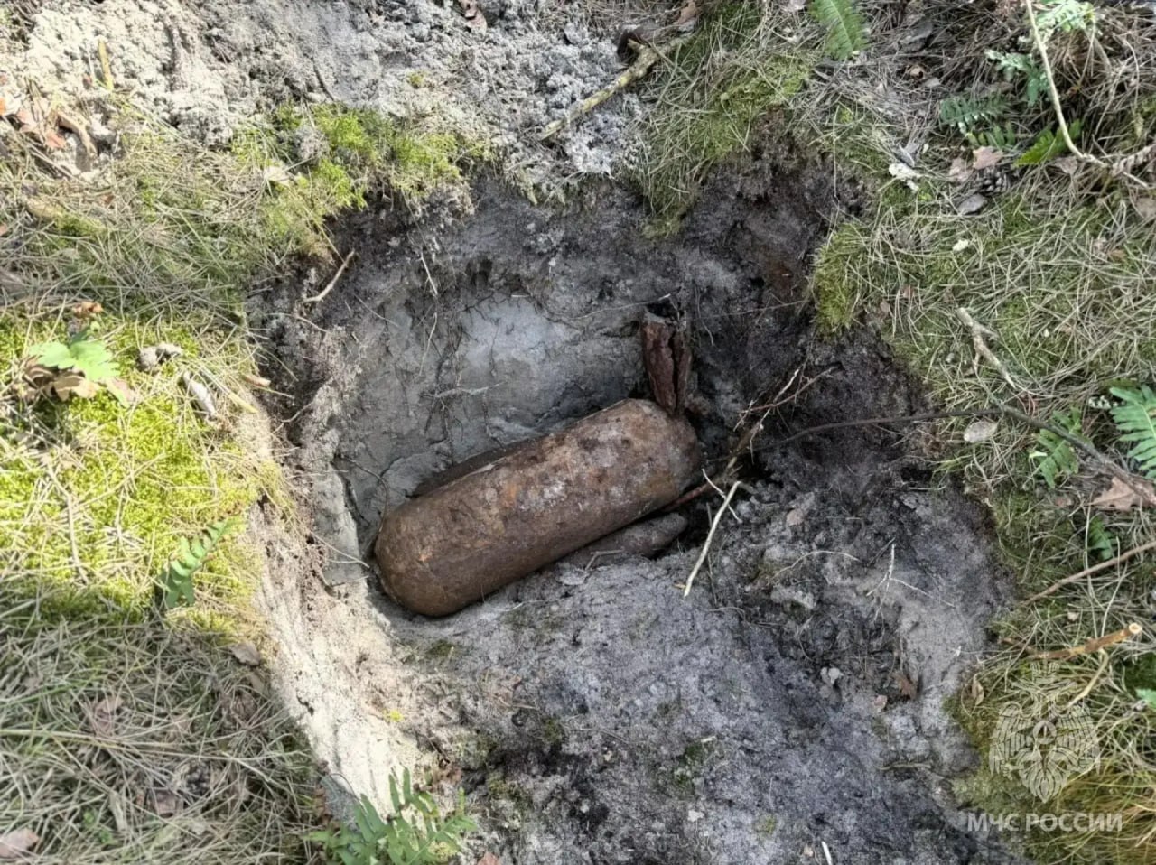 На Балтийской косе обнаружен склад боеприпасов времен войны