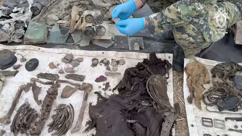 В Калининградской области сотрудники регионального управления СК России приняли участие в подъеме останков советских летчиков из самолета ИЛ-2, разбившегося в 1945 году