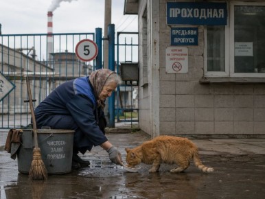 В Калининградской области уборщицу уволили за то, что она покормила бездомную кошку у проходной