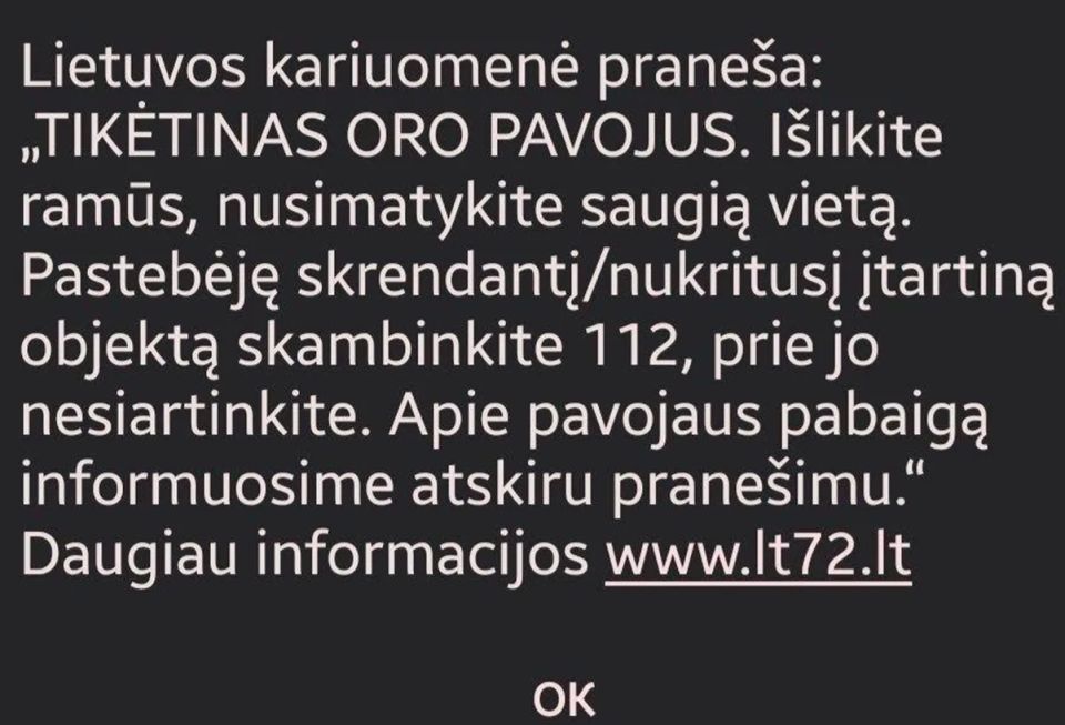 Юрий Котенок: В Литве этим утром тревожно