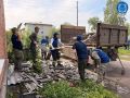 Волонтёры штаба #МЫВМЕСТЕ из Калининградской области помогают восстанавливать приграничные районы Курской области