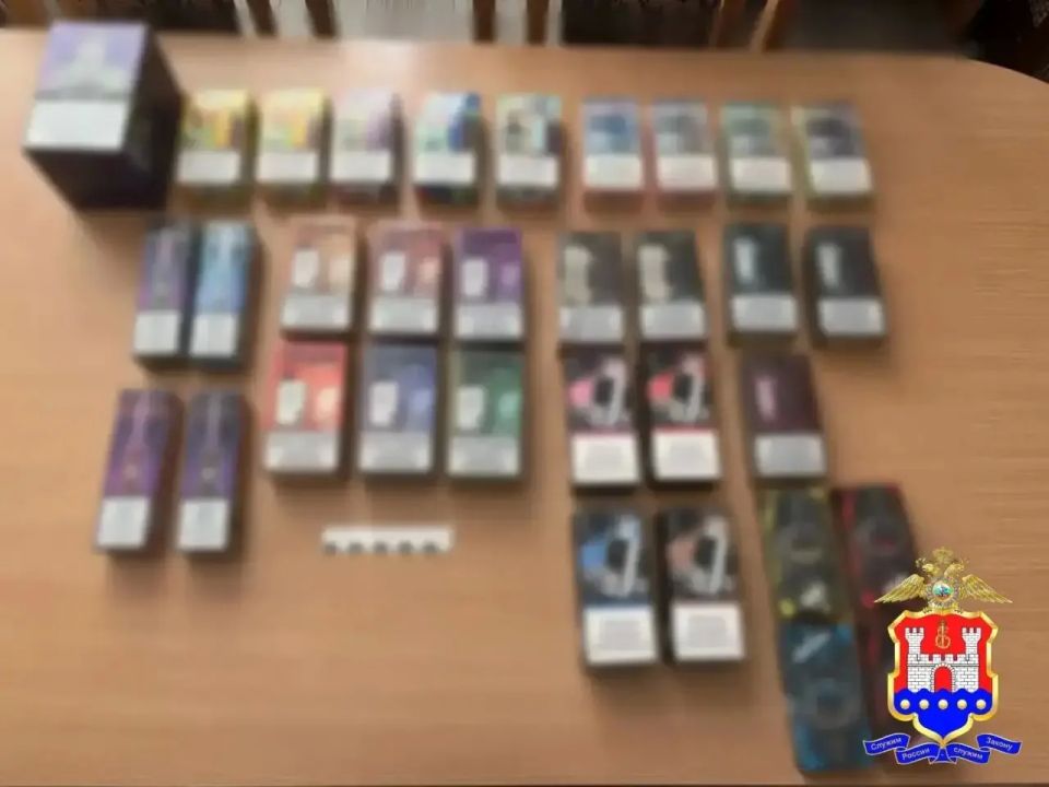 В Калининградской области полицейские изъяли из незаконного оборота немаркированную никотинсодержащую продукцию стоимостью около 1 млн рублей