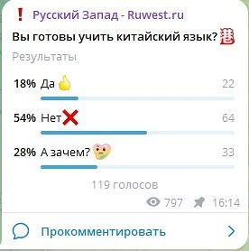 Каждый 7-й готов учить китайский язык даже в Калининграде Каждый 7-й готов учить китайский язык даже в Калининграде