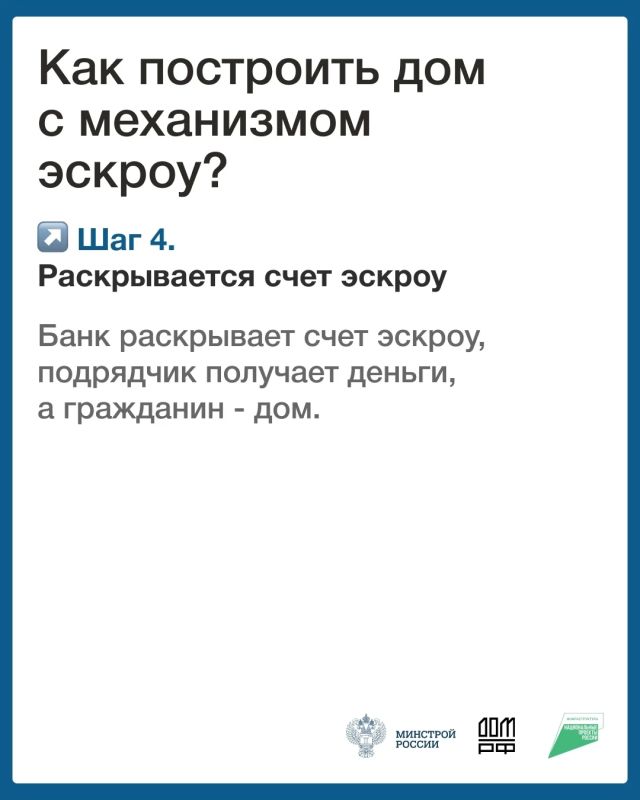 Использование счетов эскроу - безопасный механизм расчетов при строительстве частных домов Использование счетов эскроу - безопасный механизм расчетов при строительстве частных домов