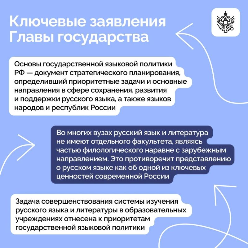 Владимир Путин провёл заседание Совета по реализации госполитики в сфере поддержки русского языка и языков народов РФ Владимир Путин провёл заседание Совета по реализации госполитики в сфере поддержки русского языка и языков народов РФ