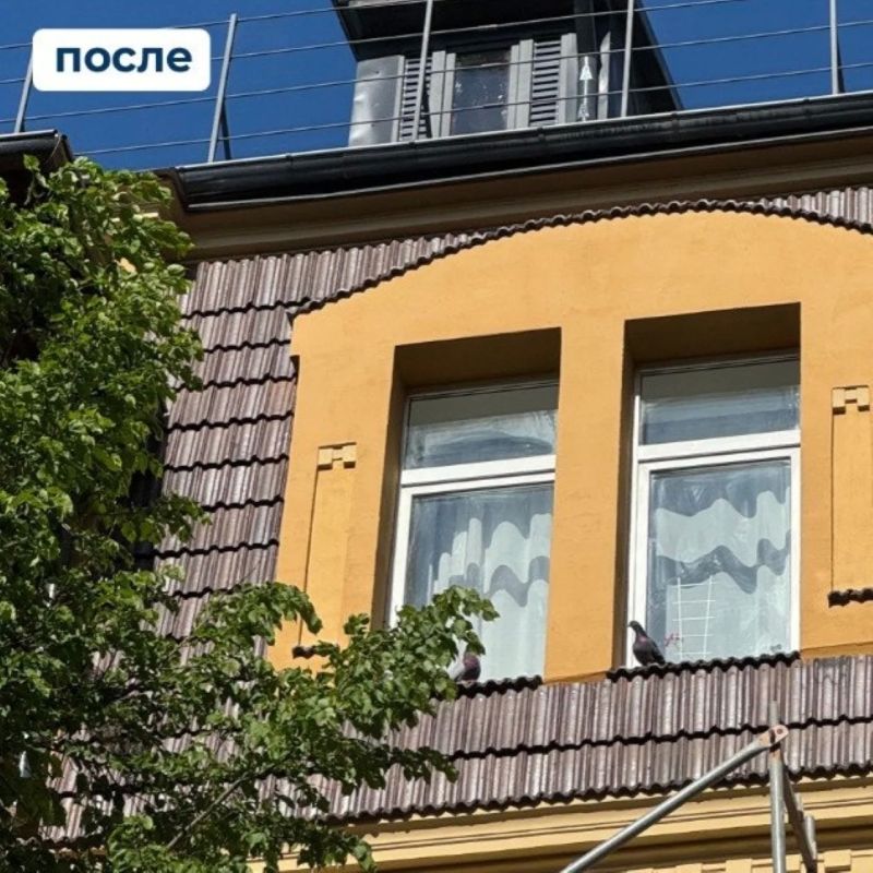 В Советске продолжается восстановление исторического облика объекта культурного наследия на улице Школьной, 9 В Советске продолжается восстановление исторического облика объекта культурного наследия на улице Школьной, 9