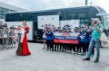 С караваем и песней: сборную России по футболу тепло встретили в Калининграде