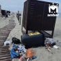 Вандалы разнесли центральный пляж в Балтийске