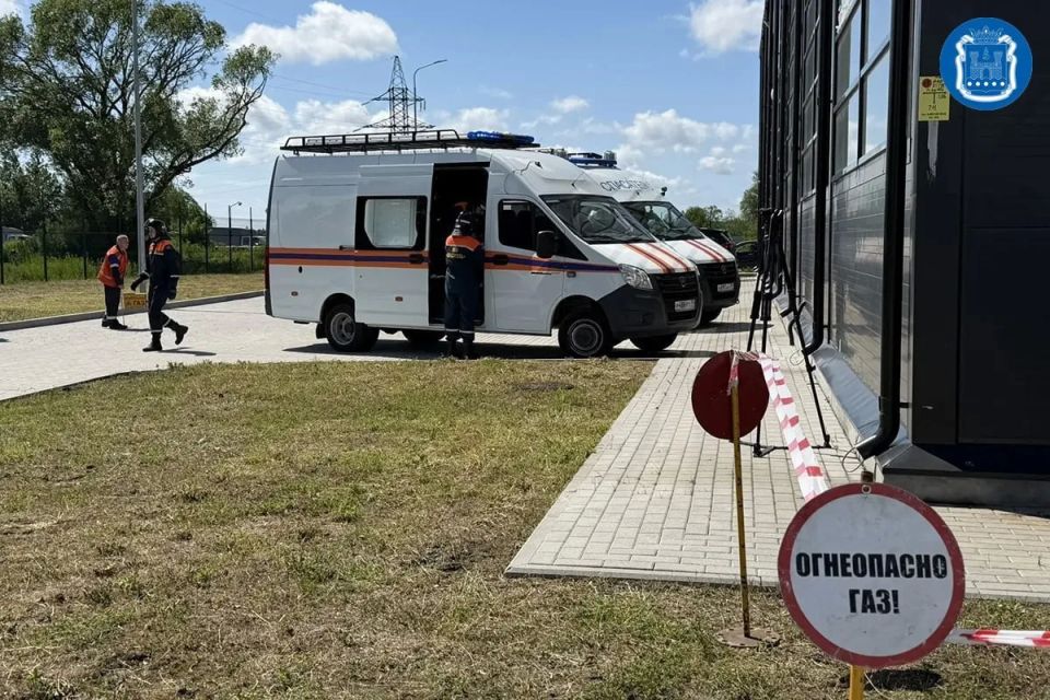 На калининградской газовой теплостанции «Западная» провели противоаварийные учения На калининградской газовой теплостанции «Западная» провели противоаварийные учения