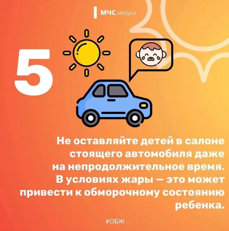 Простые правила в жаркую погоду Простые правила в жаркую погоду