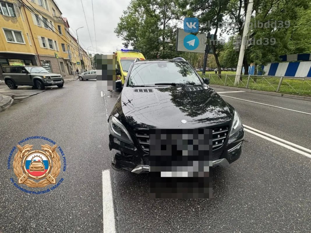 По оперативной информации, сегодня, 01 июля 2026 года,в районе 11:40 в городе Калининграде на пересечении улиц Юношеская и Горького произошло дорожно- транспортное происшествие