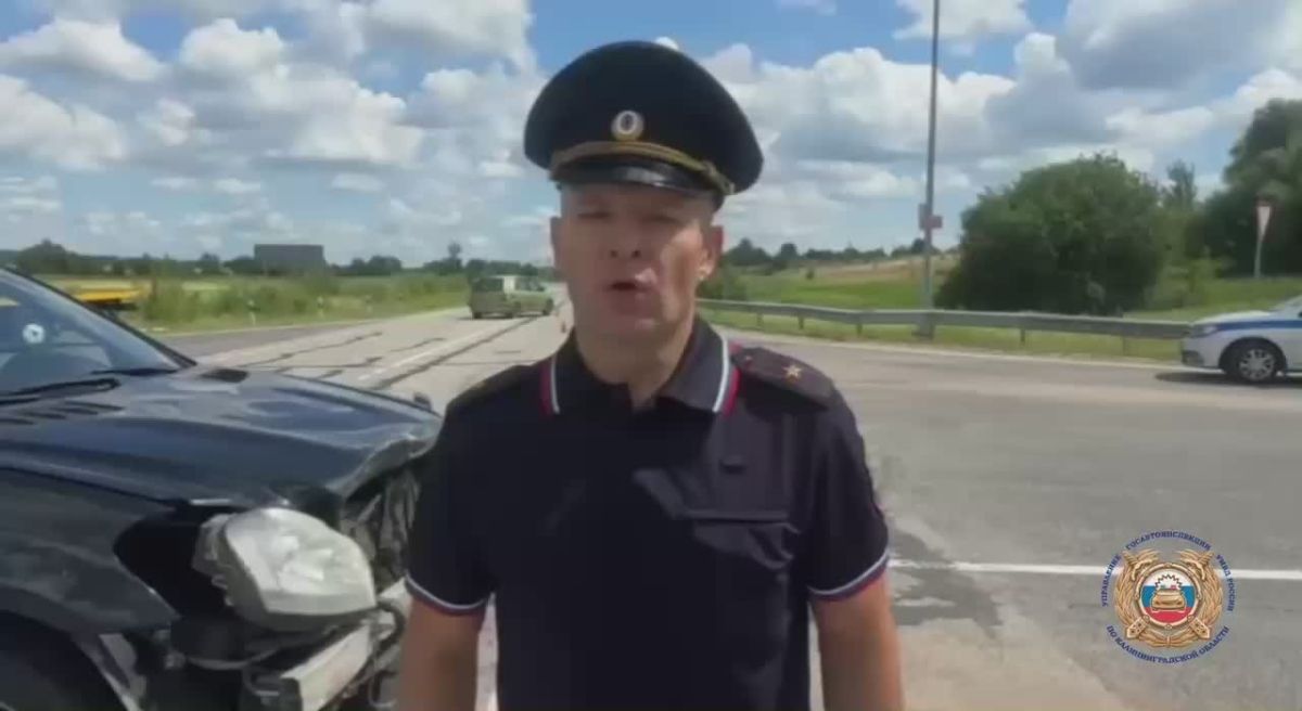 Комментарий с места ДТП. По предварительной информации, 02.07.2026 года в 11:35 на 29 км автодороги «Калининград- Знаменск-Озерск-Гусев- Добровольск- Неман» водитель 1979 года рождения, управляя автомобилем «Мерседес», при...