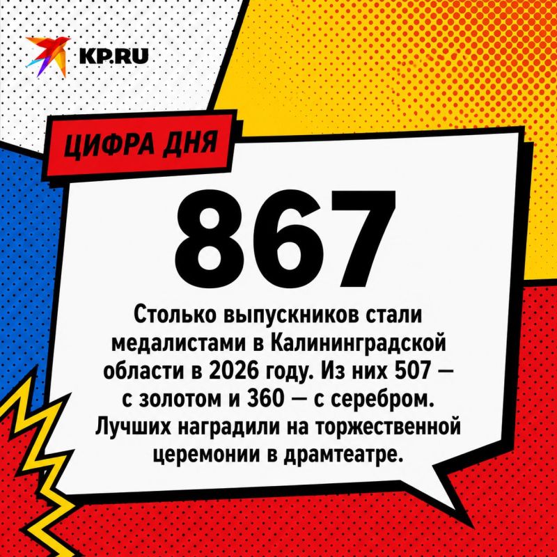 В Калининграде наградили лучших выпускников 2026 года