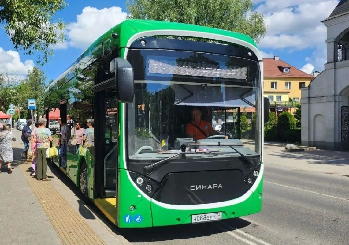 В Калининграде на маршрут вышел новый электробус «Синара»