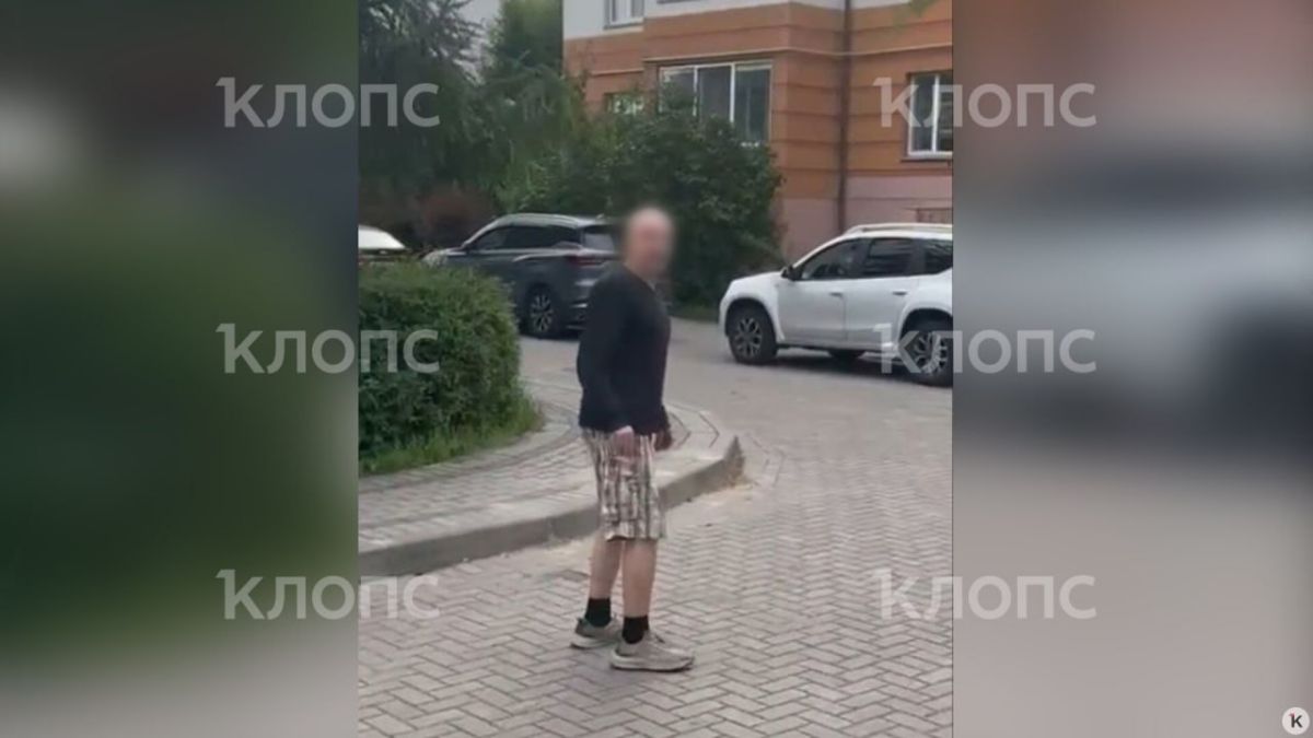 В Калининграде агрессивный усач набросился на 7-летнего мальчика и попытался стащить его с качелей