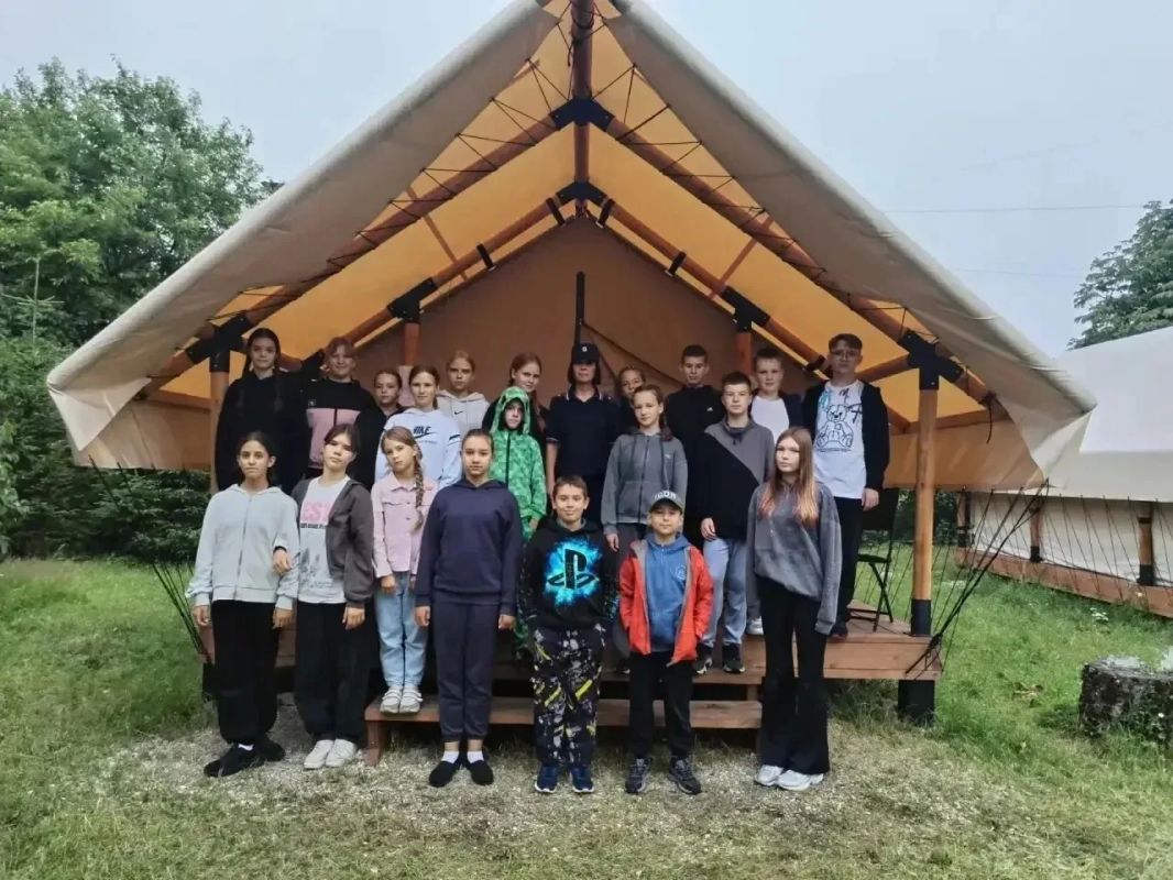 Сотрудники отделения Госавтоинспекции ОМВД России «Балтийское» провели профилактическую беседу с детьми лагеря МБОУ лицей №1 г. Балтийска