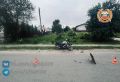 В Мамоново водитель мопеда съехал с дороги и опрокинулся