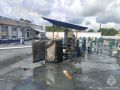 В Советске сотрудники МЧС потушили пожар на крыше магазина