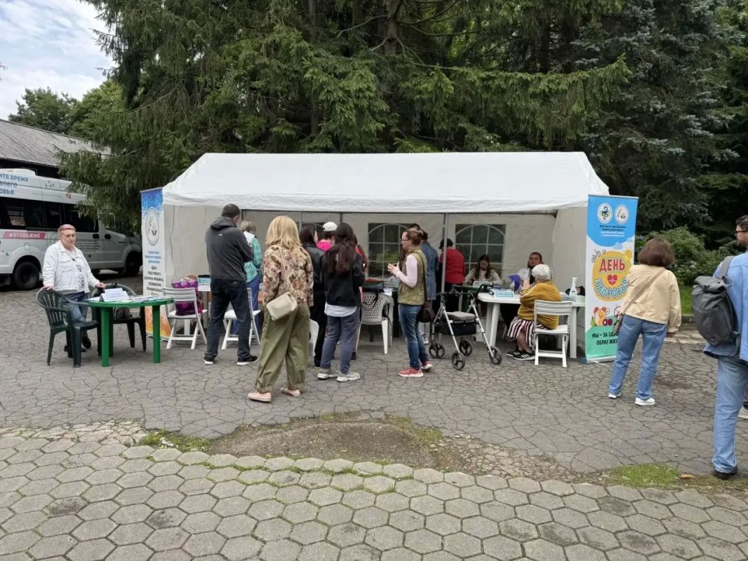 Прогулка с пользой: в парке жителей области ждет проверка здоровья