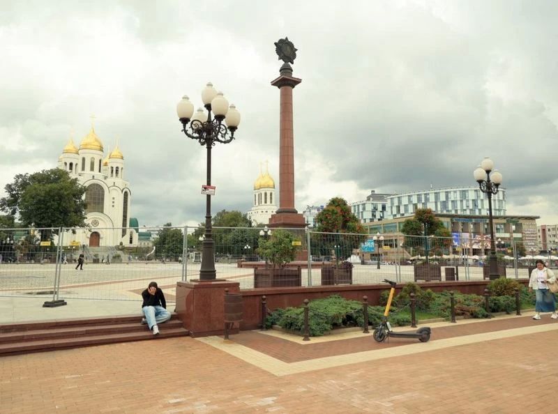 В Калининграде внезапно полностью закрыли площадь Победы