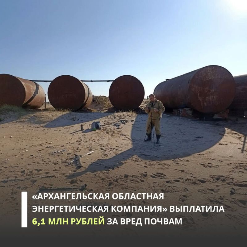 Балтийско-Арктическое межрегиональное управление Росприроднадзора добилось возмещения вреда от разлива нефтепродуктов в селе Ручьи Архангельской области