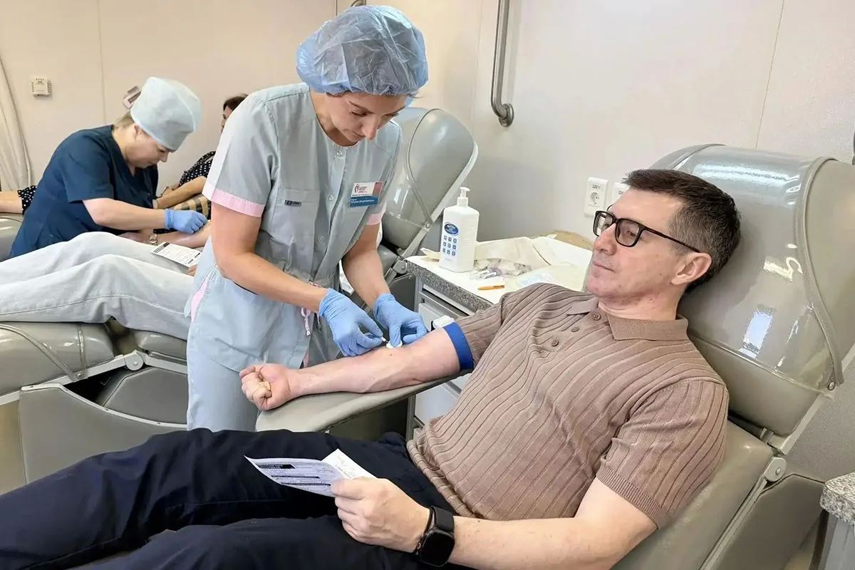 86 добровольцев сдали кровь на донорской акции в Калининграде 86 добровольцев сдали кровь на донорской акции в Калининграде