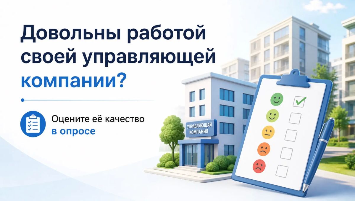 Довольны работой своей УК? Оцените её качество в опросе