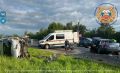 В аварии на выезде из Калининграда, где очевидцы видели машину в кювете, пострадали четыре человека