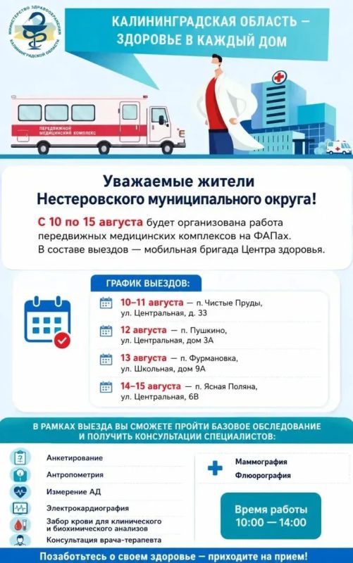 «Поезд здоровья» отправится в Нестеровский округ