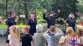 «Зарядку со стражем порядка» провели для воспитанников детского сада сотрудники ОМВД России по Московскому району г. Калининграда