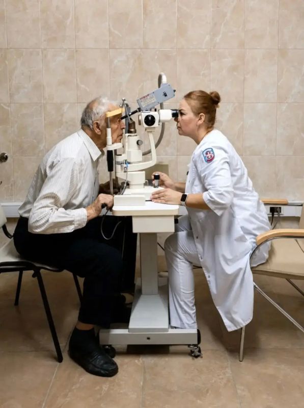 В Подмосковье 100-летнему пациенту вернули зрение