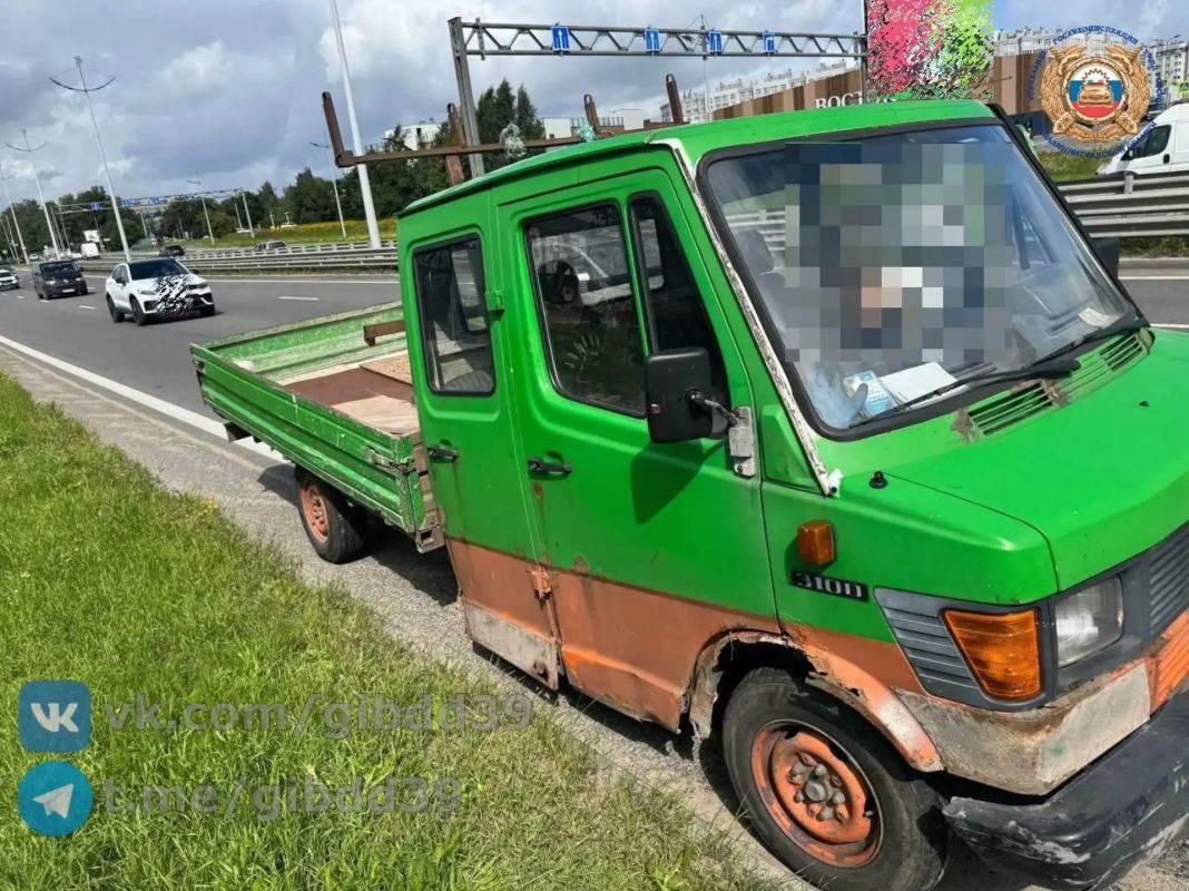 В Калининграде водителя с неисправным автомобилем вычислили по видео в интернете