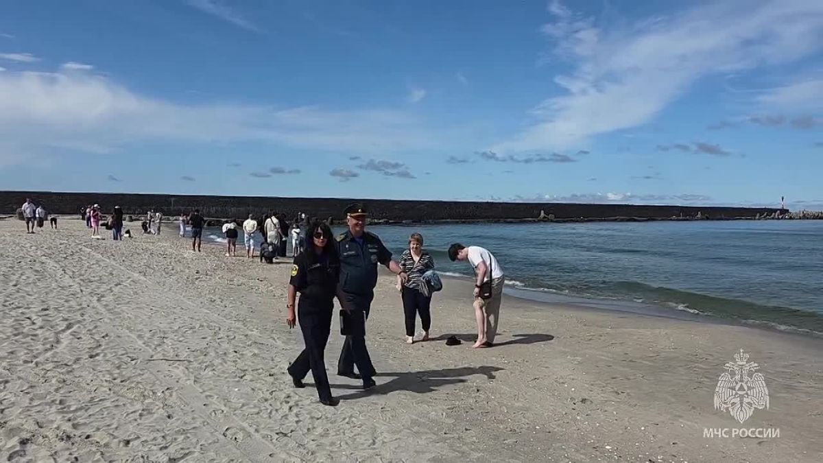 На побережье Балтики прошли рейды по запрещённым для купания местам