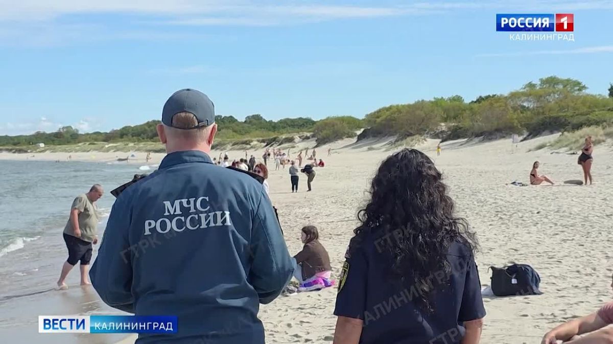 Сотрудники МЧС искали желающих окунуться в море на пляжах, где купаться запрещено