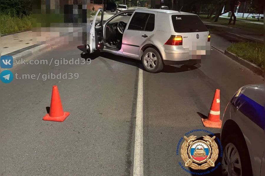 В Калининграде под колесами авто на переходе пострадала пятилетняя велосипедистка