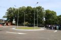 Зону ожидания у туалета в Калининграде снабдили модными лавочками