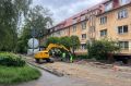 В Калининграде приступили к ямочному ремонту дороги на улице Коммунальной